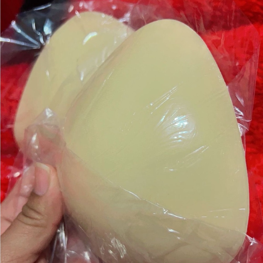 Seamless Tan Silicone Bra Inserts
